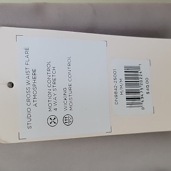 DANSKIN CROSS-WAIST FLARE PANTS.....NWT....MEDIUM - Picture 7 of 11